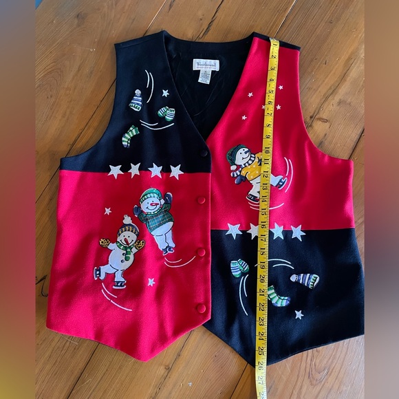 WESTBOUND Snowman Christmas Holiday Vest Women’s Size XL - Picture 9 of 9